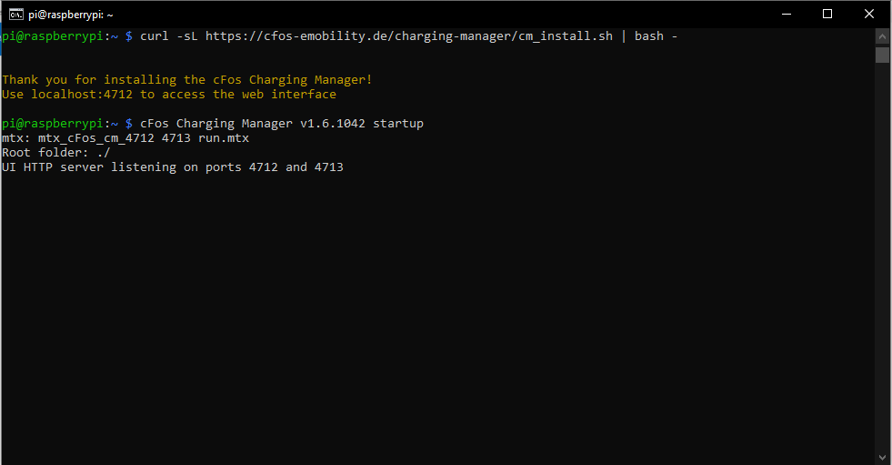 cFos Charging Manager + Raspberry Pi - #16